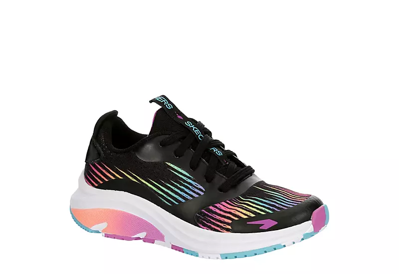 Skechers Girls Elite Sport Tempo Pro Sneaker - Black 1 Skechers Girls Elite Sport Tempo Pro Sneaker - Black