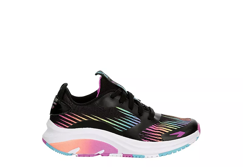 Skechers Girls Elite Sport Tempo Pro Sneaker - Black 2 Skechers Girls Elite Sport Tempo Pro Sneaker - Black - Image 2