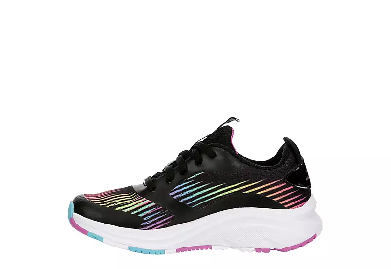 Skechers Girls Elite Sport Tempo Pro Sneaker - Black 4 Skechers Girls Elite Sport Tempo Pro Sneaker - Black - Image 4