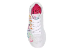 Skechers Girls Uno Lite Sneaker - White -Women Shoes Store US 01 702811 05