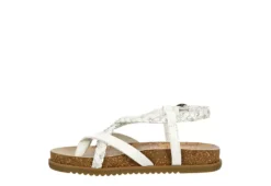 Blowfish Girls Foxtail-k Sandal - Off White -Women Shoes Store US 01 702823 03
