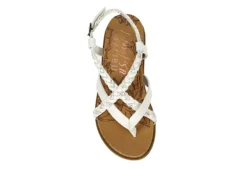 Blowfish Girls Foxtail-k Sandal - Off White -Women Shoes Store US 01 702823 05