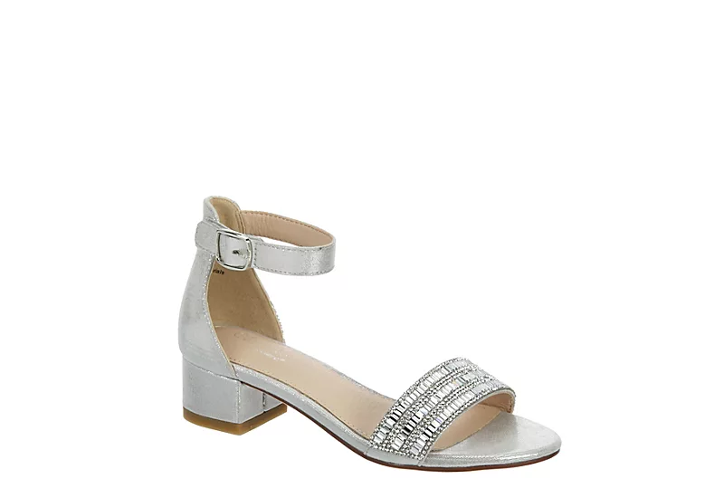 Cupcake Couture Girls Belle Dress Sandal - Silver 1 Cupcake Couture Girls Belle Dress Sandal - Silver