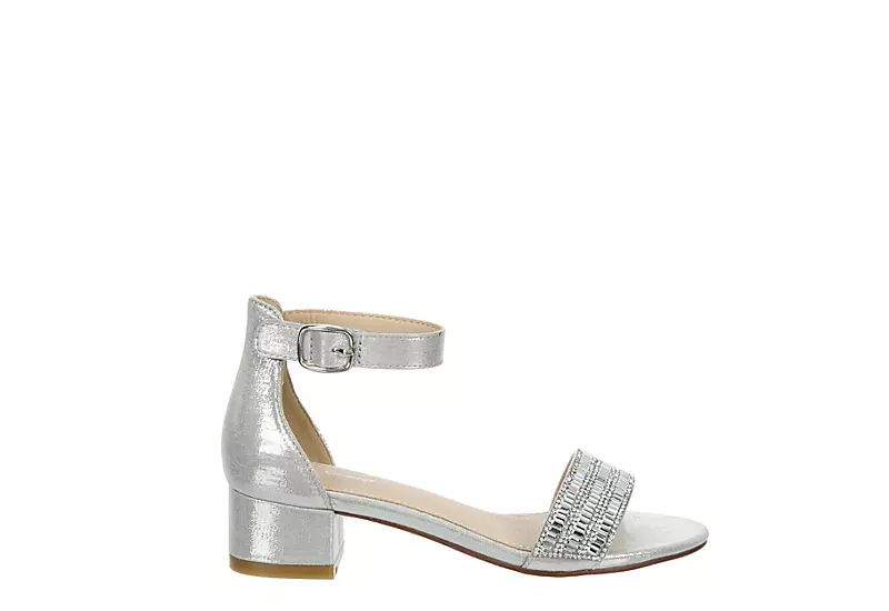 Cupcake Couture Girls Belle Dress Sandal - Silver 2 Cupcake Couture Girls Belle Dress Sandal - Silver - Image 2