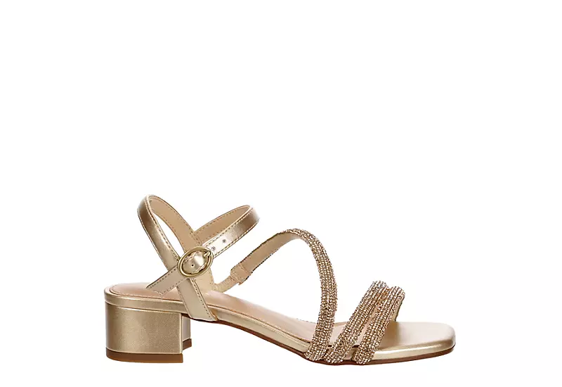 Cupcake Couture Girls Elora Dress Sandal - Champagne 2 Cupcake Couture Girls Elora Dress Sandal - Champagne - Image 2