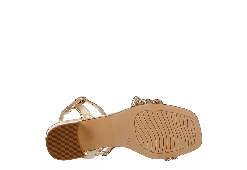 Cupcake Couture Girls Elora Dress Sandal - Champagne 7 Cupcake Couture Girls Elora Dress Sandal - Champagne - Image 7