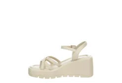 Limelight Girls Sage Wedge Sandal - Bone -Women Shoes Store US 01 702851 03