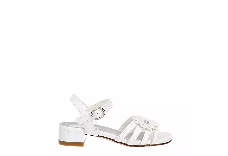 Cupcake Couture Girls Infant Lil Blossom Sandal - White 2 Cupcake Couture Girls Infant Lil Blossom Sandal - White - Image 2