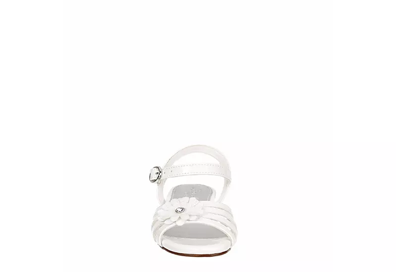 Cupcake Couture Girls Infant Lil Blossom Sandal - White 3 Cupcake Couture Girls Infant Lil Blossom Sandal - White - Image 3