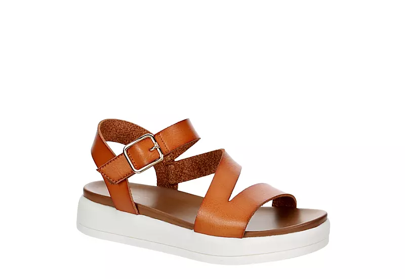 Limelight Girls Marlow Platform Sandal - Cognac 1 Limelight Girls Marlow Platform Sandal - Cognac