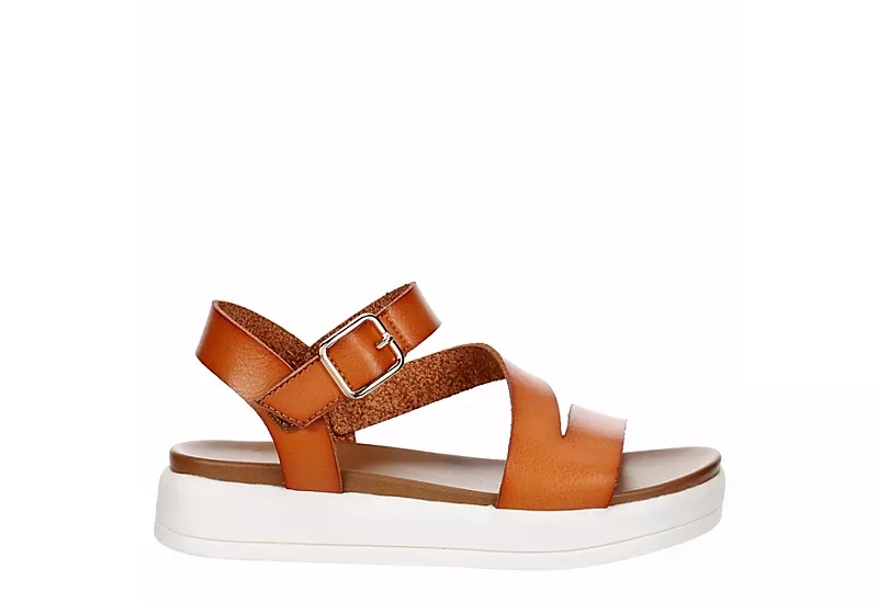Limelight Girls Marlow Platform Sandal - Cognac 2 Limelight Girls Marlow Platform Sandal - Cognac - Image 2
