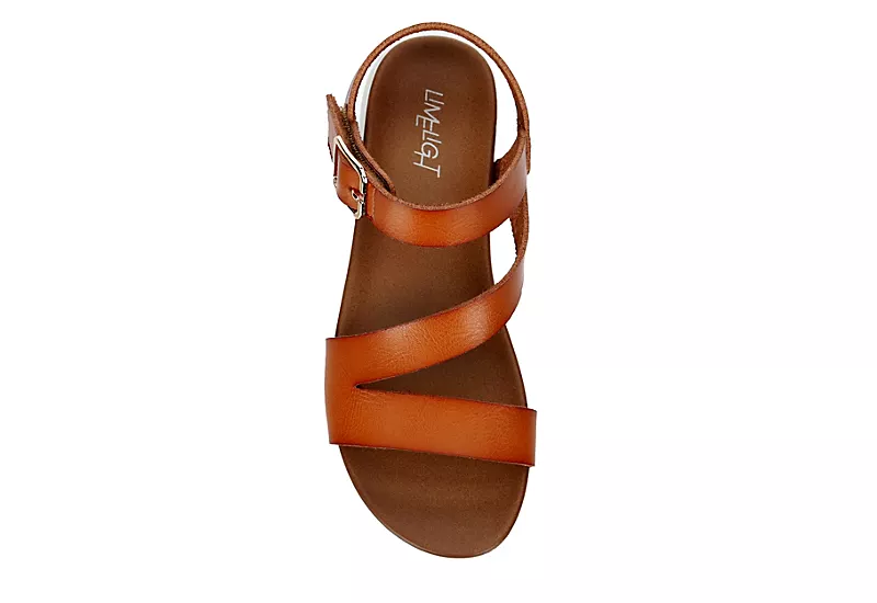 Limelight Girls Marlow Platform Sandal - Cognac 6 Limelight Girls Marlow Platform Sandal - Cognac - Image 6