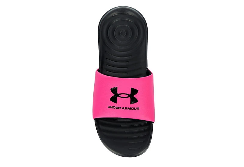 Under Armour Girls Ansa Slide Sandal - Pink 6 Under Armour Girls Ansa Slide Sandal - Pink - Image 6