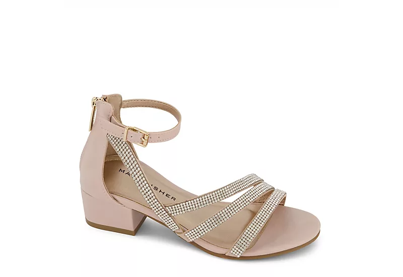 Marc Fisher Girls Pattye Salto Dress Sandal - Blush 1 Marc Fisher Girls Pattye Salto Dress Sandal - Blush