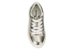 Steve Madden Girls Jstudio Sneaker - Gold -Women Shoes Store US 01 703078 05