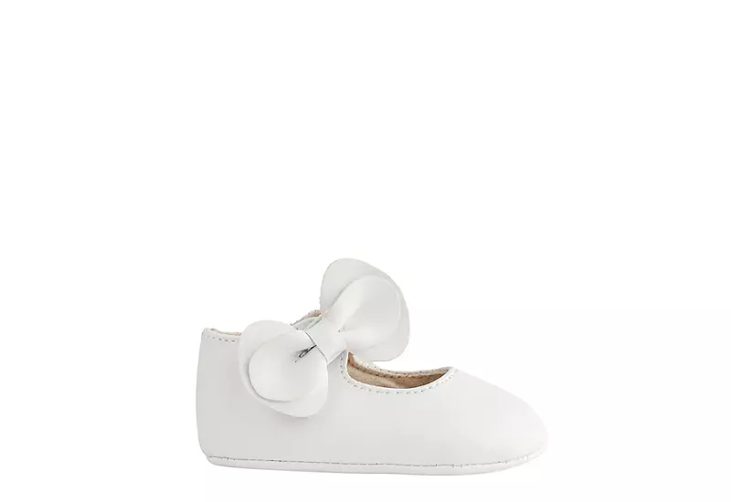Baby Deer Girls Infant Jade Dress Flat - White 2 Baby Deer Girls Infant Jade Dress Flat - White - Image 2
