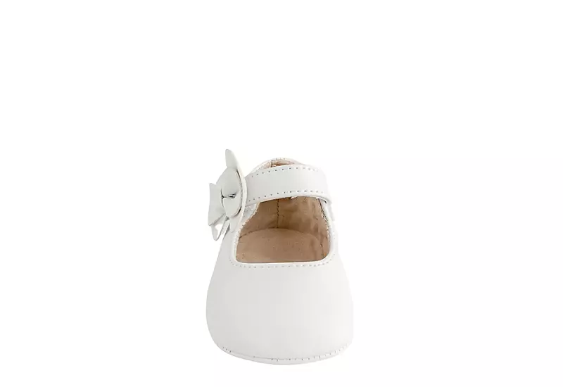 Baby Deer Girls Infant Jade Dress Flat - White 3 Baby Deer Girls Infant Jade Dress Flat - White - Image 3