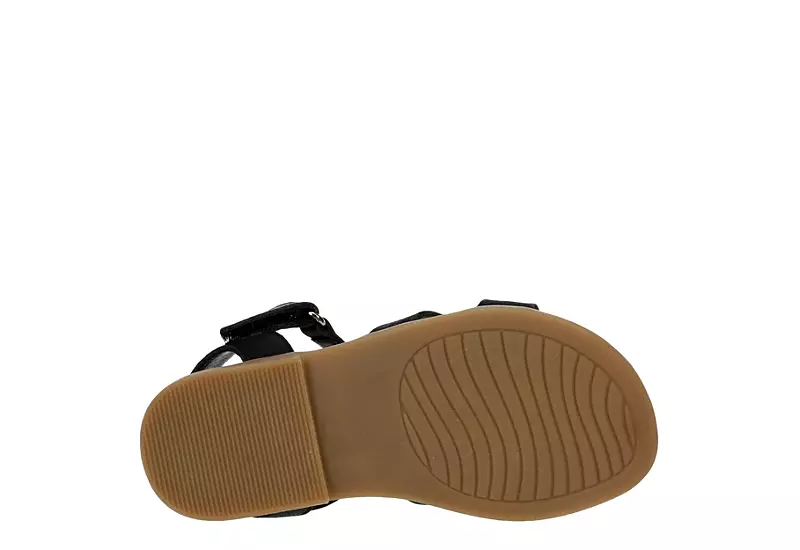 Cupcake Couture Girls Infant Lil Bow Sandal - Black 7 Cupcake Couture Girls Infant Lil Bow Sandal - Black - Image 7