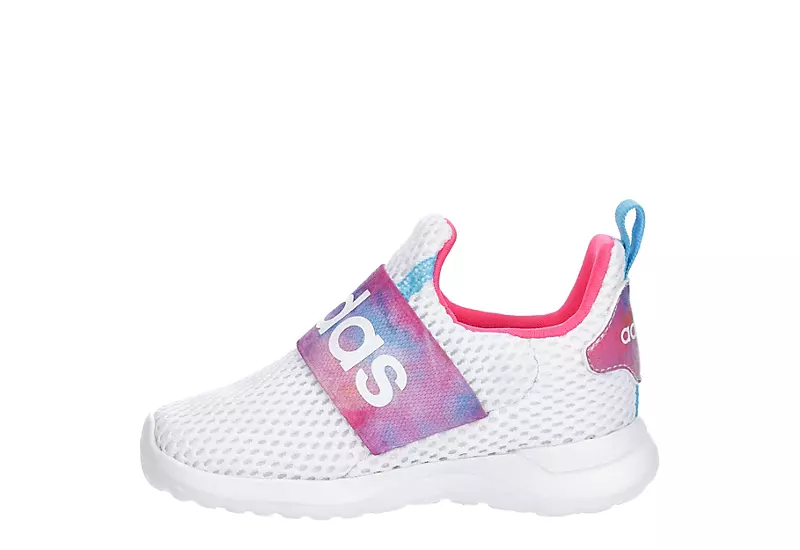 Adidas Girls Infant Lite Racer Adapt 4 Slip On Sneaker - White 4 Adidas Girls Infant Lite Racer Adapt 4 Slip On Sneaker - White - Image 4