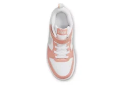 Nike Girls Court Borough 2 Low Top Sneaker - White -Women Shoes Store US 01 807753 04