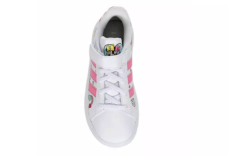 Adidas Girls Grand Court 2.0 Sneaker - White 6 Adidas Girls Grand Court 2.0 Sneaker - White - Image 6
