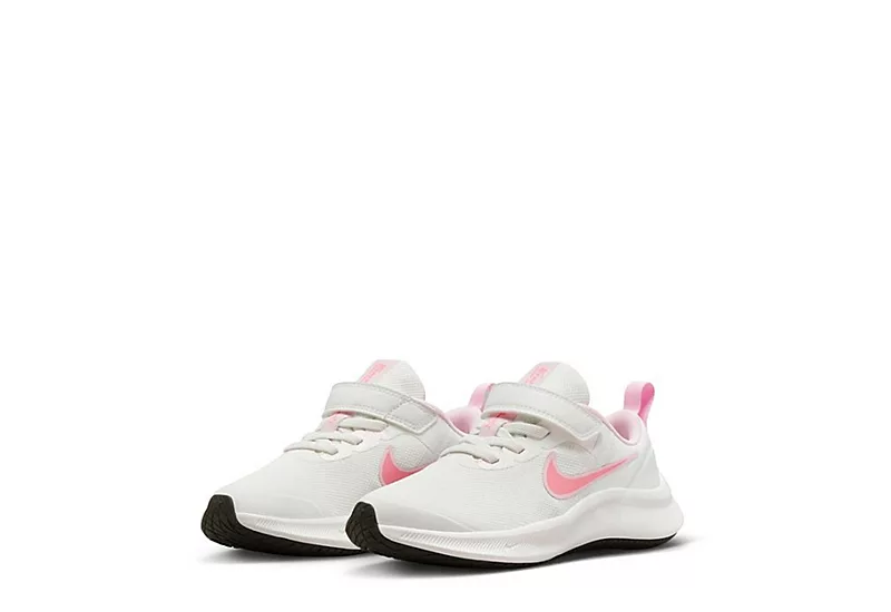 Nike Girls Star Runner 3 Se Sneaker - White 1 Nike Girls Star Runner 3 Se Sneaker - White