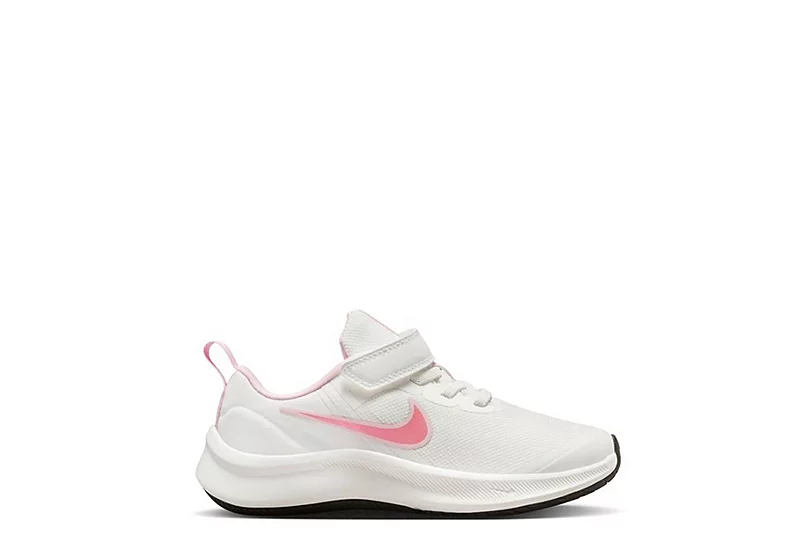Nike Girls Star Runner 3 Se Sneaker - White 2 Nike Girls Star Runner 3 Se Sneaker - White - Image 2