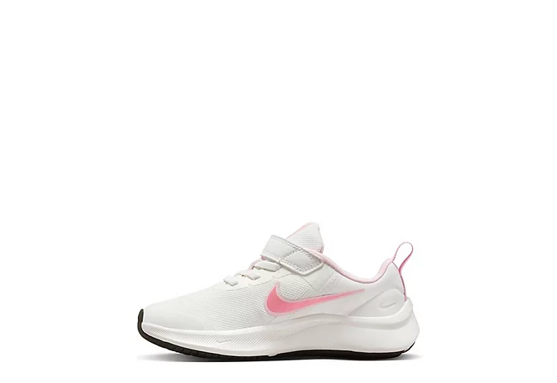 Nike Girls Star Runner 3 Se Sneaker - White 3 Nike Girls Star Runner 3 Se Sneaker - White - Image 3