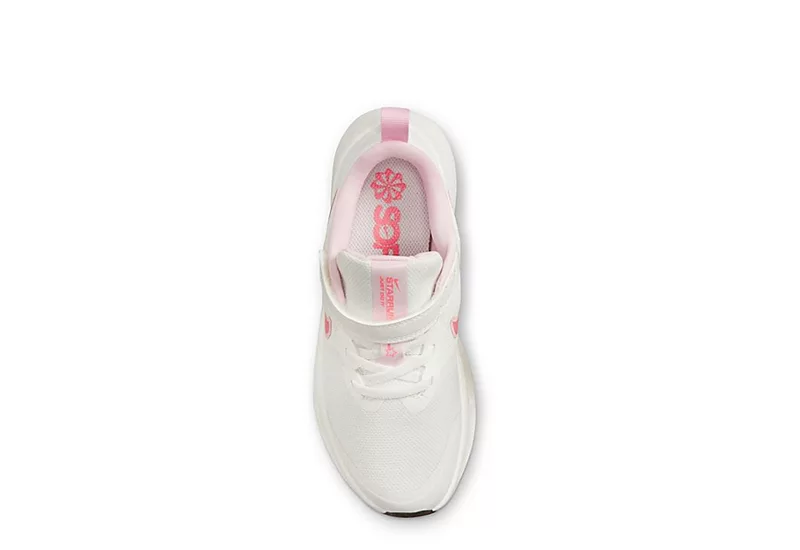 Nike Girls Star Runner 3 Se Sneaker - White 5 Nike Girls Star Runner 3 Se Sneaker - White - Image 5