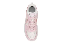 Nike Girls Court Borough 2 Low Top Sneaker - White -Women Shoes Store US 01 807984 05