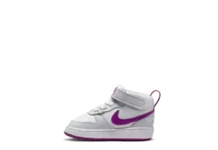 Nike Girls Infant Court Borough 2 Mid Top Sneaker - Platinum -Women Shoes Store US 01 808080 02