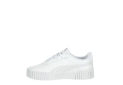 Puma Girls Carina Sneaker - White -Women Shoes Store US 01 808196 03