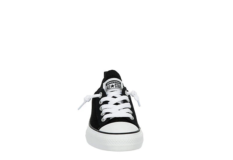 Converse Girls Chuck Taylor All Star Kids Knit Shoreline Sneaker - Black 3 Converse Girls Chuck Taylor All Star Kids Knit Shoreline Sneaker - Black - Image 3