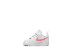 Nike Girls Infant Court Borough 2 Low Top Sneaker - White -Women Shoes Store US 01 808290 02