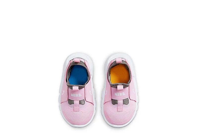 Nike Girls Infant Flex Runner Slip On Sneaker - Pink 5 Nike Girls Infant Flex Runner Slip On Sneaker - Pink - Image 5