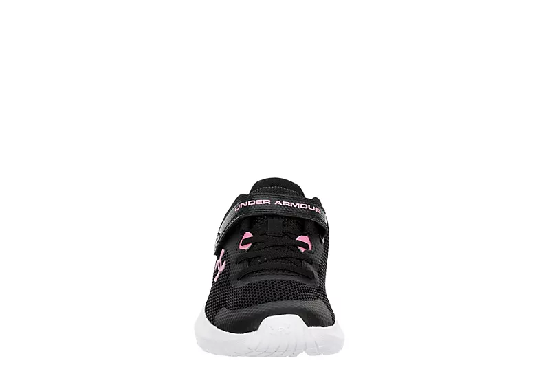 Under Armour Girls Surge 3 Sneaker - Black 3 Under Armour Girls Surge 3 Sneaker - Black - Image 3