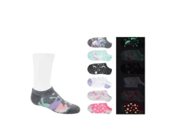 Sof Sole Girls Unicorn Galaxy No Show Socks 6 Pairs - Assorted