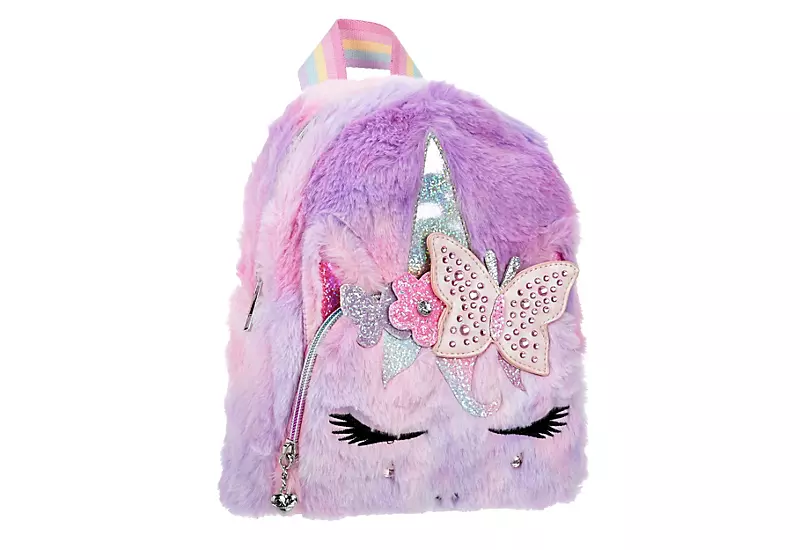 Omg Girls Miss Gwen Faux Fur Mini Backpack - Pink 1 Omg Girls Miss Gwen Faux Fur Mini Backpack - Pink